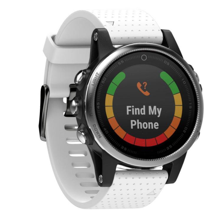 For Garmin QuickFit 20mm Kalebol Dot Texture Silicone Watch Band(White) - Watch Bands by Kalebol | Online Shopping South Africa | PMc TechLife | Buy Now Pay Later Mobicred