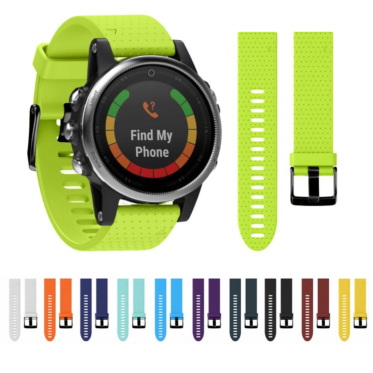 For Garmin QuickFit 20mm Kalebol Dot Texture Silicone Watch Band(White) - Watch Bands by Kalebol | Online Shopping South Africa | PMc TechLife | Buy Now Pay Later Mobicred