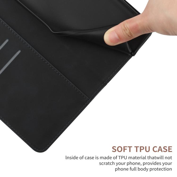 For Tecno Spark 40 Pro 4G Stitching Embossed Leather Phone Case(Black) - free shipping - PMC TechLife - Order now!