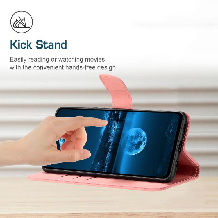 For Tecno Spark 40 4G Stitching Embossed Leather Phone Case(Pink) - free shipping - PMC TechLife - Order now!