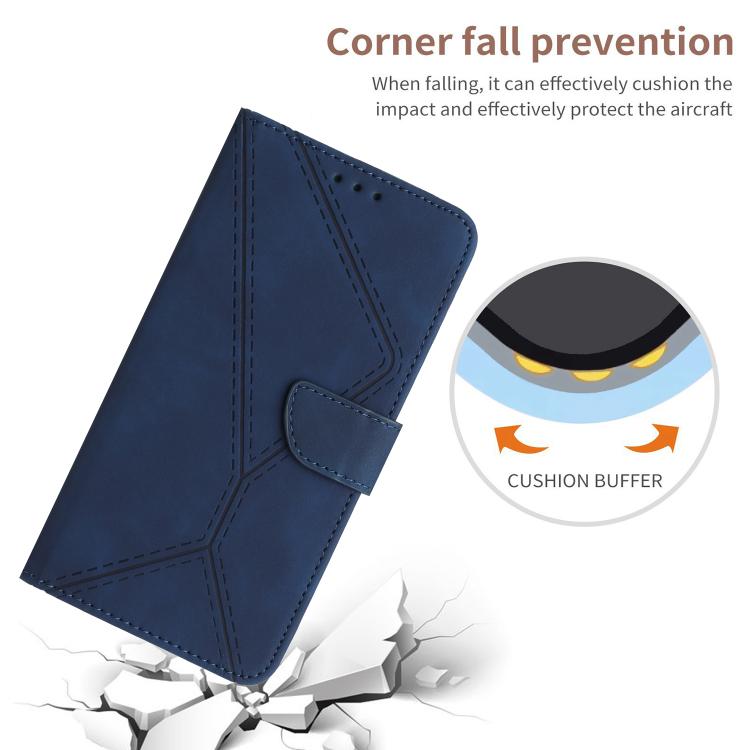 For Tecno Pova 7 Ultra 5G Stitching Embossed Leather Phone Case(Blue) - free shipping - PMC TechLife - Order now!