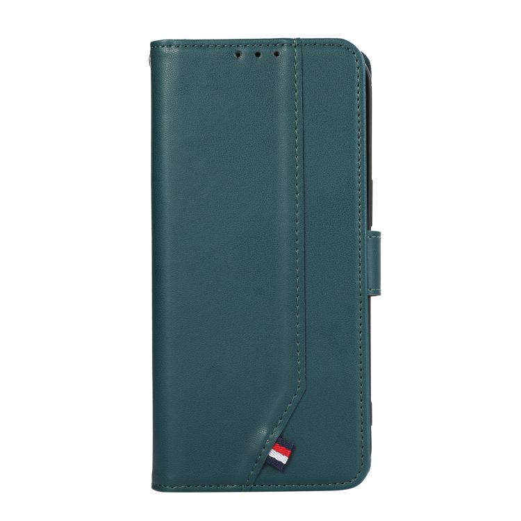 For iPhone 17 ABEEL Delicate Texture Splicing RFID Leather Phone Case(Green) - free shipping - PMc TechLife - Order now!