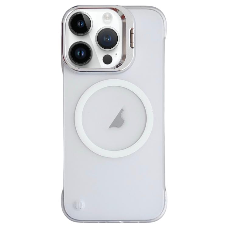 For iPhone 16 Pro Max Ultra-thin Transparent MagSafe Magnetic Frameless Lens Holder Phone Case - free shipping - PMC TechLife - Order now!