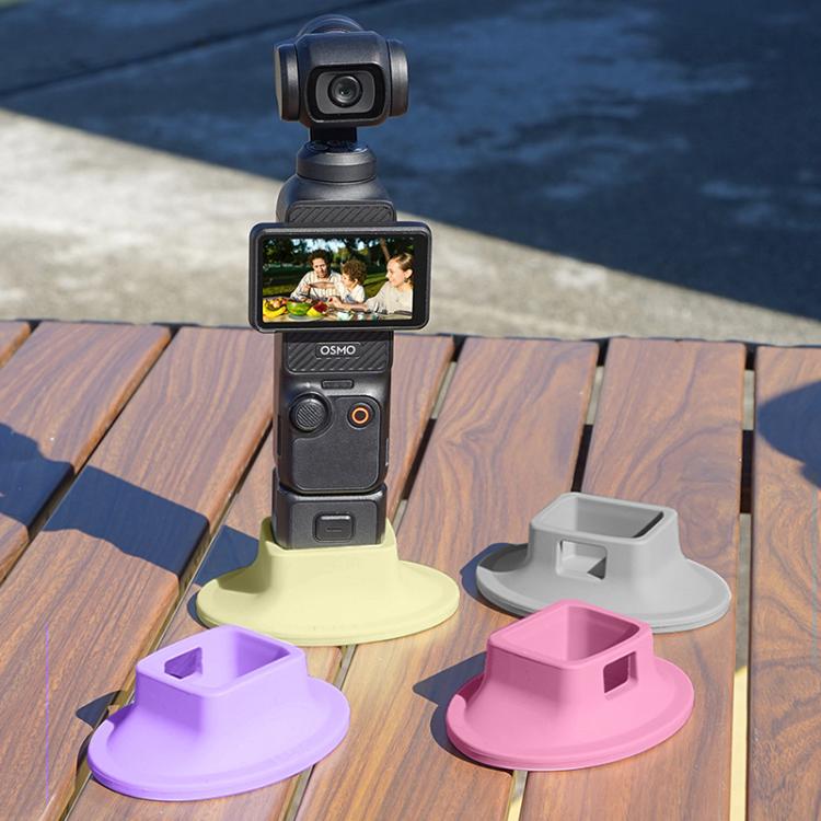 For DJI OSMO Pocket 3 BRDRC Silicone Desktop Base Bracket(Red) - free shipping - PMC TechLife - Order now!