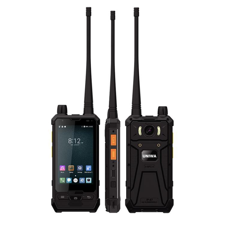 UNIWA P2 Plus UHF Walkie-Talkie Rugged Phone, 3GB+32GB, 4.0 inch Android 9.0 Mediatek MT6762 Octa Core, Network: 4G, NFC, Plug:EU Plug(Black) - free shipping - PMc TechLife - Order now!
