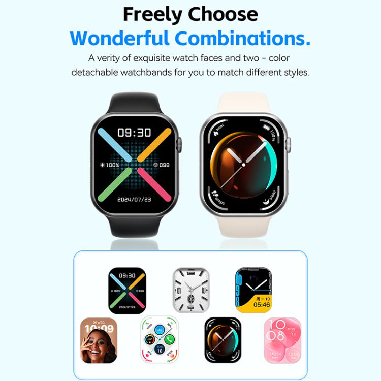 WK WH-08 Dreamer S Smart Watch, 2.01 inch Screen, Support BT Call(White) - free shipping - PMC TechLife - Order now!