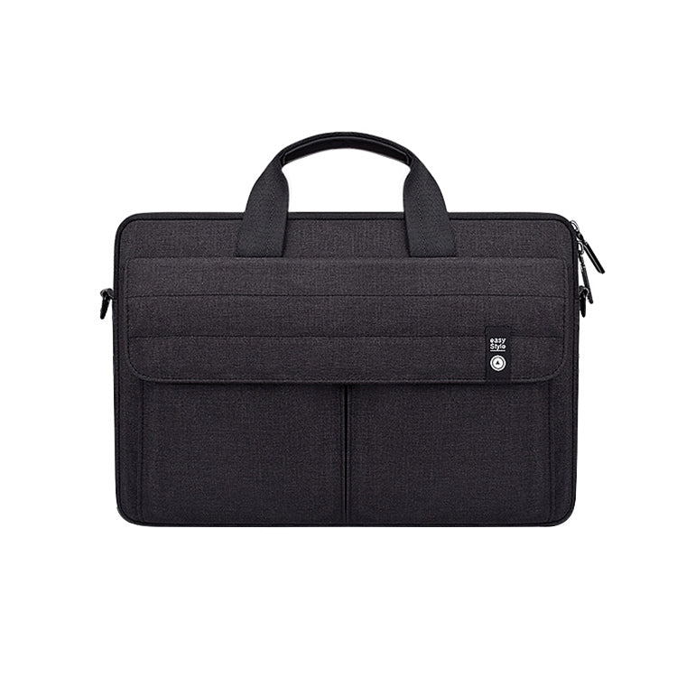 ST08 Handheld Briefcase Carrying Storage Bag with Shoulder Strap for 14.1 inch Laptop(Black) - 14.1 inch by PMC Jewellery | Online Shopping South Africa | PMC Jewellery | Buy Now Pay Later Mobicred