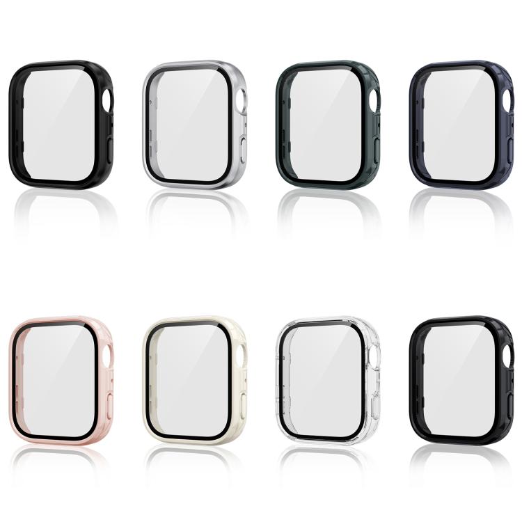 For Huawei Watch Fit 4 Tempered Film Integrated PC Watch Protective Case(Black) - Watch Cases by PMC TechLife | Online Shopping South Africa | PMC TechLife | Buy Now Pay Later Mobicred