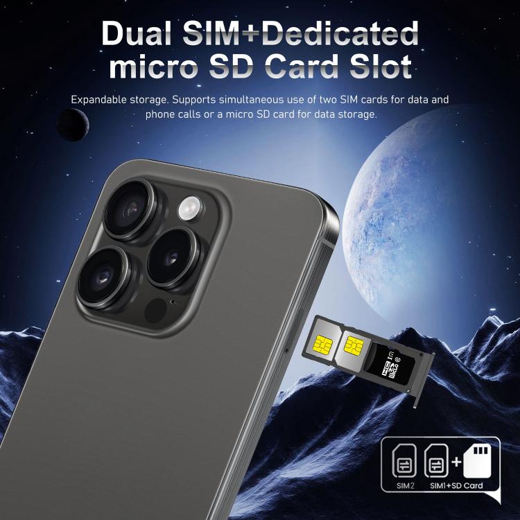 I16 Pro Max / VD1, 3GB+32GB, 6.8 inch Android 10 MTK6753 Octa Core, Network: 4G, Dual SIM, Plug:AU Plug(Purple) - free shipping - PMc TechLife - Order now!