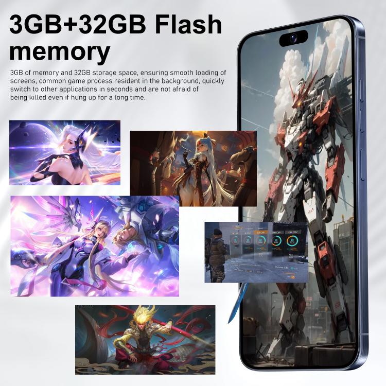 I16 Pro Max / VD1, 3GB+32GB, 6.8 inch Android 10 MTK6753 Octa Core, Network: 4G, Dual SIM, Plug:UK Plug(Pink) - free shipping - PMc TechLife - Order now!