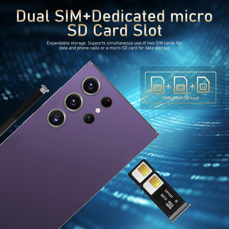 S24 Ultra / S7, 4GB+128GB, 6.75 inch Android 10 MTK6750 Octa Core, Network: 4G, Dual SIM, Plug:AU Plug(Green) - free shipping - PMc TechLife - Order now!