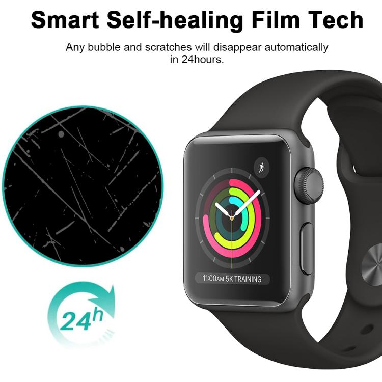 For Apple Watch Series 3&2&1 42mm 5pcs xDfind Soft Hydrogel Film Full Cover Front Protector - free shipping - PMc TechLife - Order now!