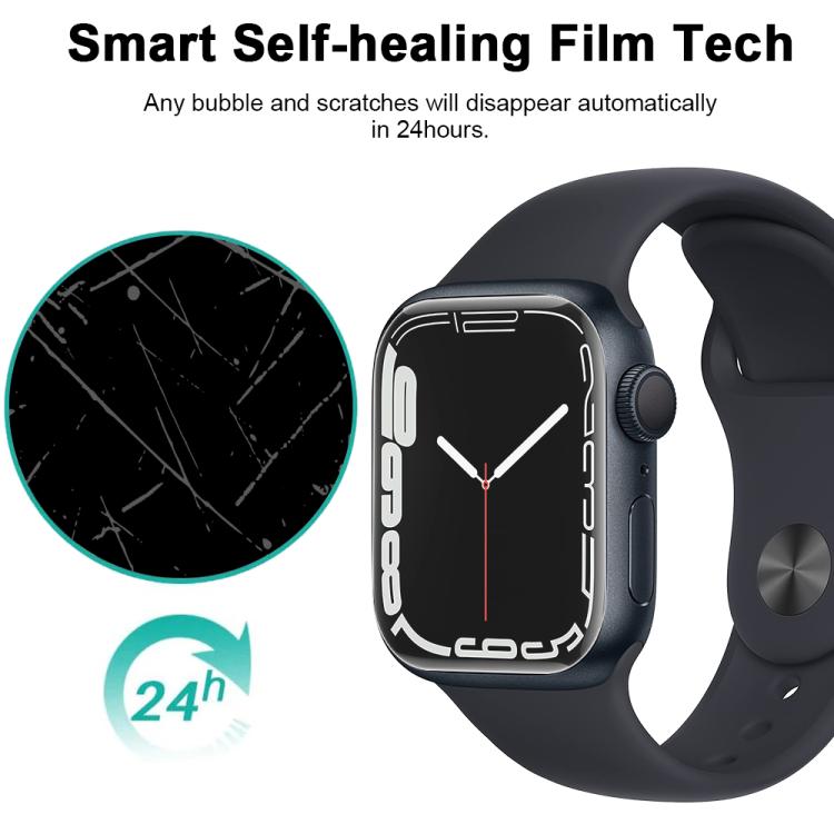 For Apple Watch Series 9 / 8 / 7 45mm 5pcs xDfind Soft Hydrogel Film Full Cover Front Protector - free shipping - PMc TechLife - Order now!