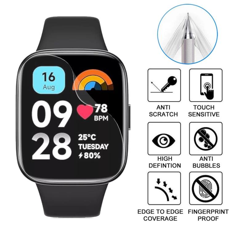 For Xiaomi Redmi Watch 3 Active 5pcs xDfind Soft Hydrogel Film Full Cover Front Protector - free shipping - PMc TechLife - Order now!