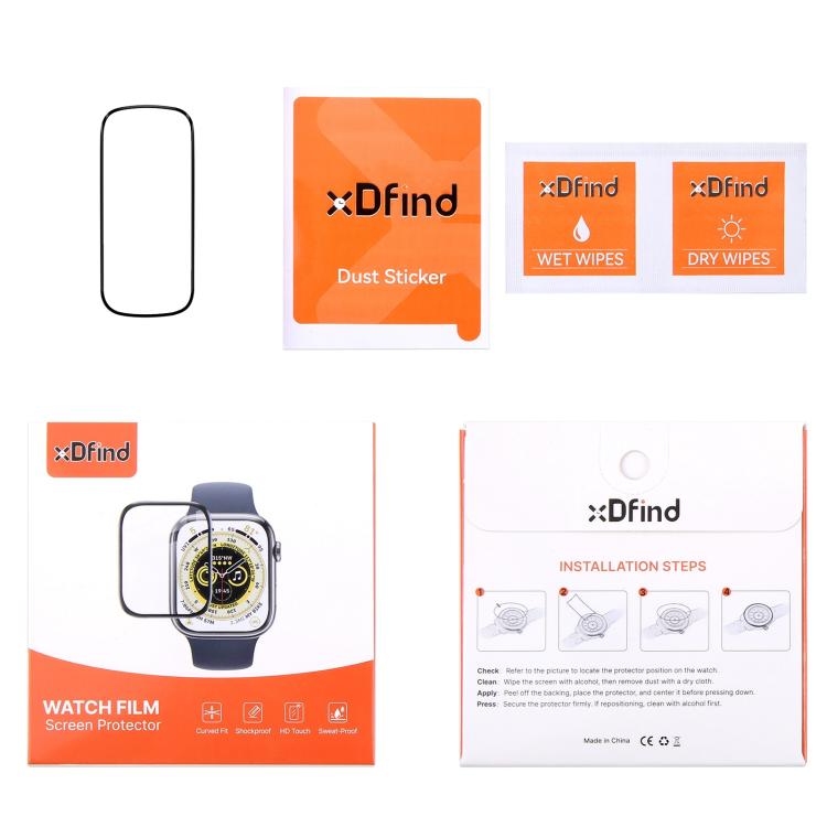 For Fitbit Luxe 2pcs xDfind Curved 3D Composite Material Soft Film Screen Protector - free shipping - PMc TechLife - Order now!