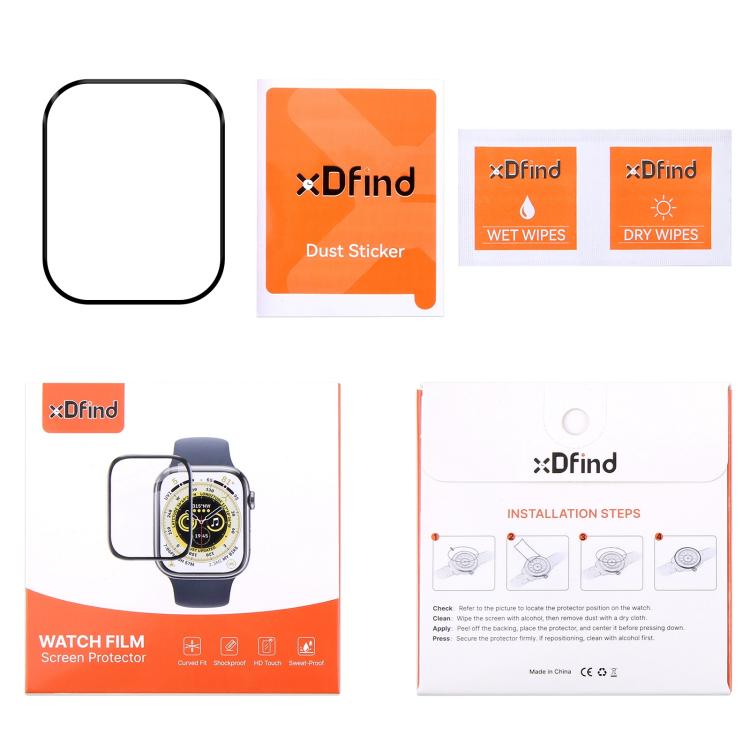 For Xiaomi Redmi Watch 5 Lite 2pcs xDfind Curved 3D Composite Material Soft Film Screen Protector - free shipping - PMc TechLife - Order now!