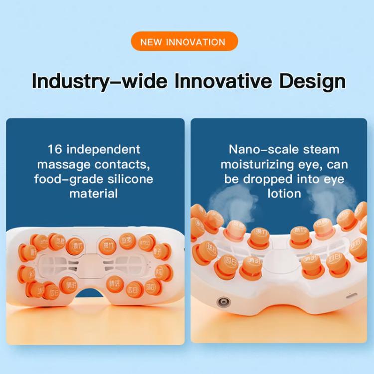 Q7 Eye Massager Smart Vibration Hot Compress Steam Atomization Eye Protector(White) - free shipping - PMC TechLife - Order now!