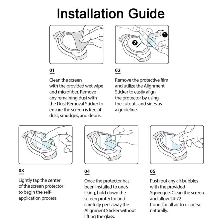 For Garmin Forerunner 265S 42mm 5pcs xDfind Soft Hydrogel Film Full Cover Front Protector - free shipping - PMC TechLife - Order now!