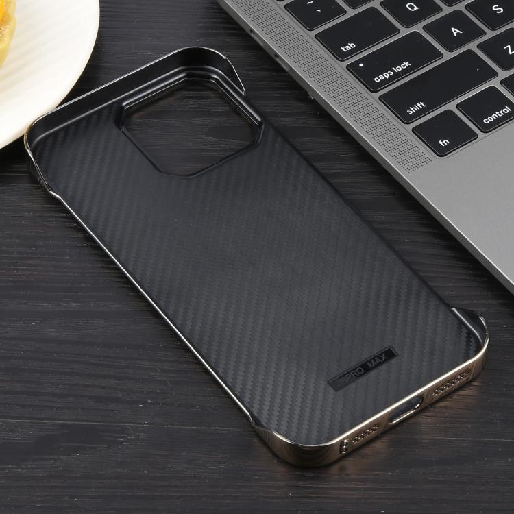 For iPhone 16 Pro Max Electroplating Frameless Frosted Anti-Glare PC MagSafe Phone Case(Desert Gold) - free shipping - PMC TechLife - Order now!