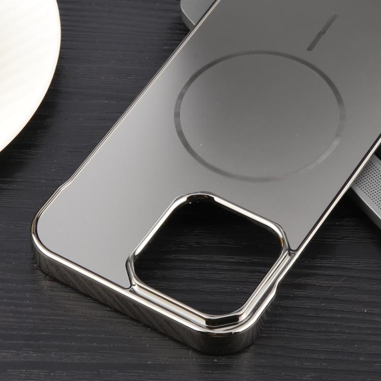 For iPhone 14 Pro Electroplating Frameless Frosted Anti-Glare PC MagSafe Phone Case(Titanium Gray) - free shipping - PMC TechLife - Order now!