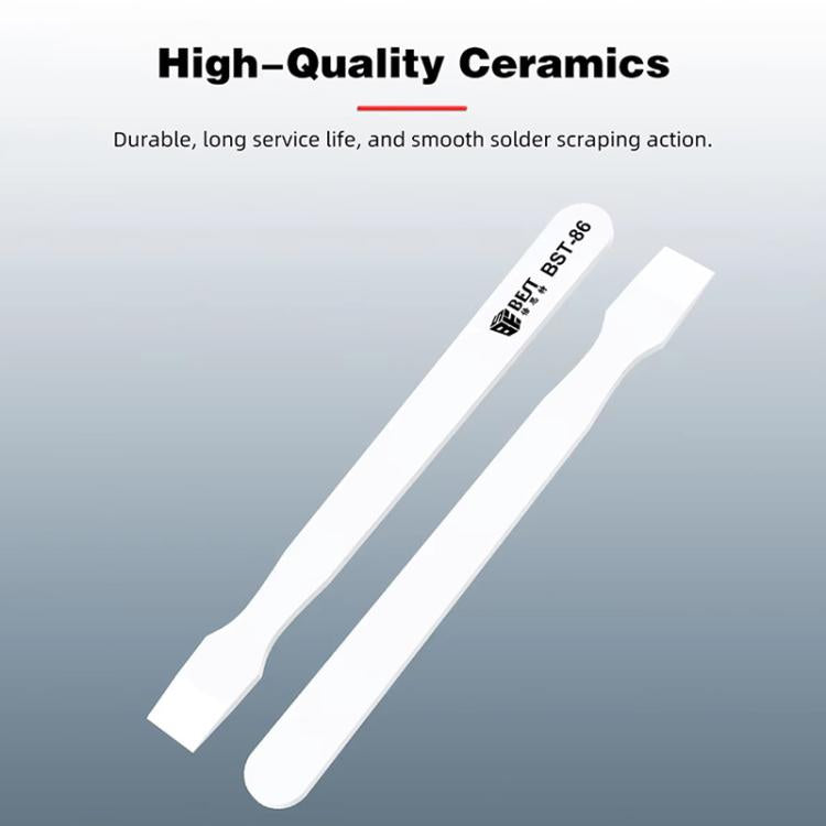 BEST BST-86 Multifunctional Anti-static Anti-magnetic BGA Ceramic Tin Scraper - free shipping - PMC TechLife - Order now!