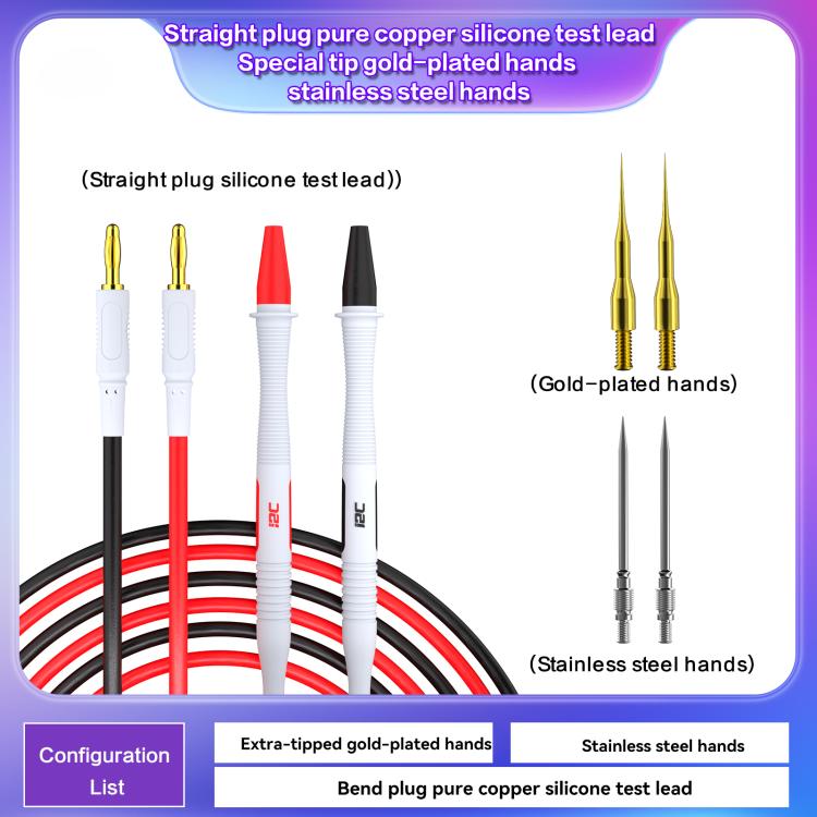 i2C Pure Copper Silicone Probe Detection Pen, Model:Straight Plug - free shipping - PMC TechLife - Order now!