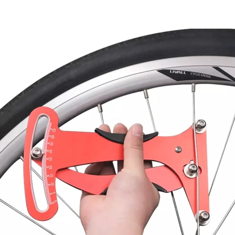 Bicycle Spokes Tension Meter Tool Rim Adjustment Measurement Gauges (Red) - Maintenance tools by PMC TechLife | Online Shopping South Africa | PMC TechLife