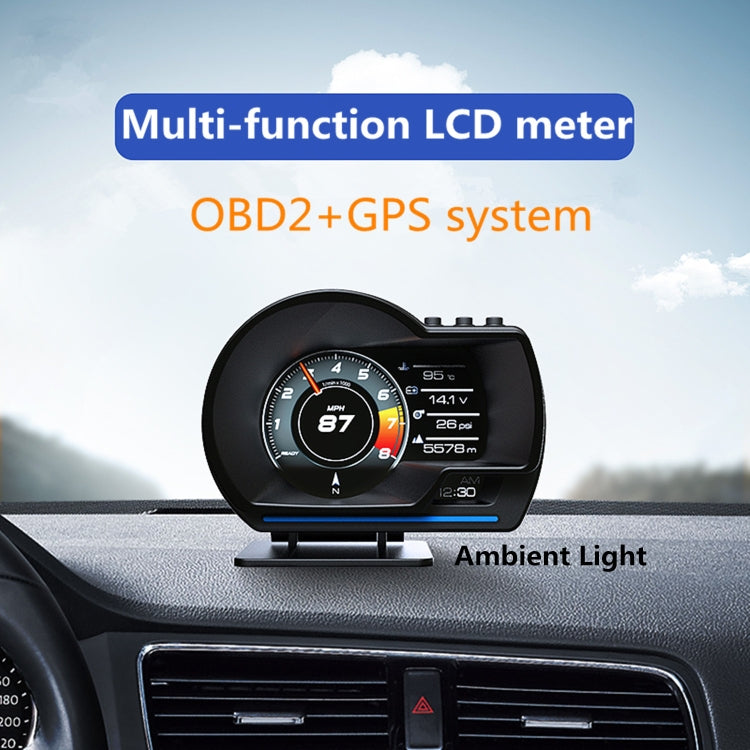 AP-6 Car HUD Head-up Display OBD GPS Driving Computer Code Table - Head Up Display System by PMC TechLife | Online Shopping South Africa | PMC TechLife | Buy Now Pay Later Mobicred