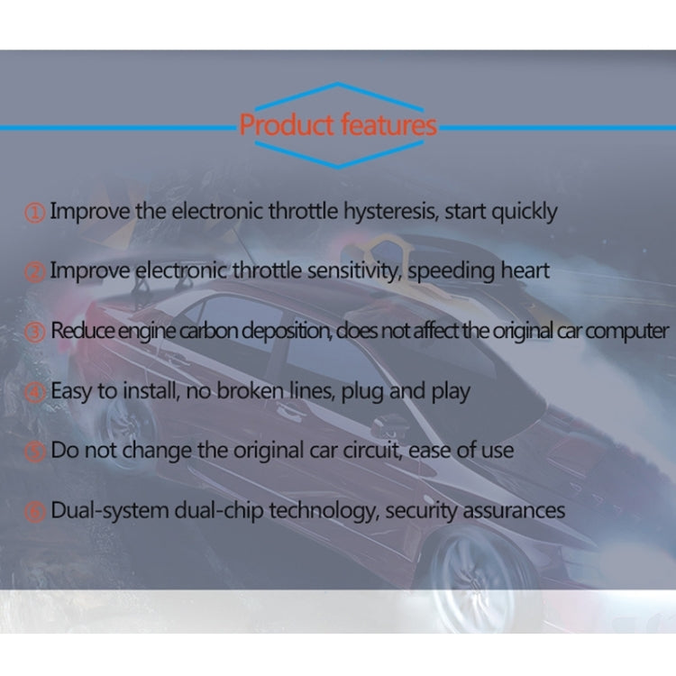 For Peugeot 2008 2013+ TROS TS-6Drive Potent Booster Electronic Throttle Controller - Car Modification by TROS | Online Shopping South Africa | PMC Jewellery | Buy Now Pay Later Mobicred