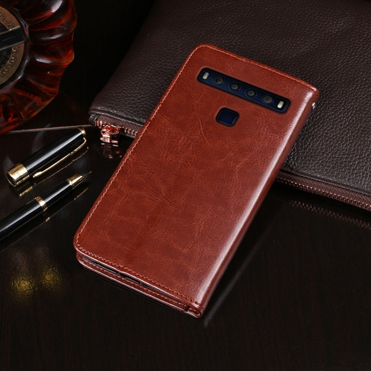 For TCL 10L idewei Crazy Horse Texture Horizontal Flip Leather Case with Holder & Card Slots & Wallet(Red) - More Brand by idewei | Online Shopping South Africa | PMC Jewellery | Buy Now Pay Later Mobicred