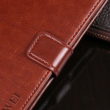 For Wiko View5 Plus idewei Crazy Horse Texture Horizontal Flip Leather Case with Holder & Card Slots & Wallet(Brown) - Wiko by idewei | Online Shopping South Africa | PMC Jewellery | Buy Now Pay Later Mobicred