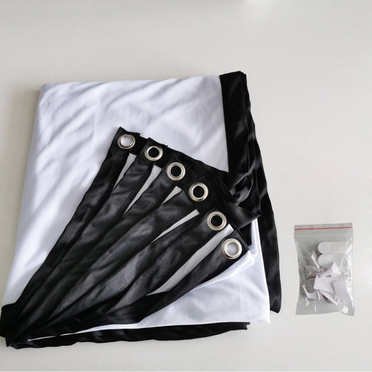 Simple Folding Thin Polyester Projector Film Curtain, Size:120 inch (4:3) Projection Area: 240x180cm - Film Curtains by PMC TechLife | Online Shopping South Africa | PMC TechLife | Buy Now Pay Later Mobicred