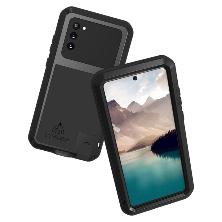 For Samsung Galaxy Note 20 LOVE MEI Metal Shockproof Waterproof Dustproof Protective Case without Glass(White) - Galaxy Note20 Cases by LOVE MEI | Online Shopping South Africa | PMC TechLife | Buy Now Pay Later Mobicred