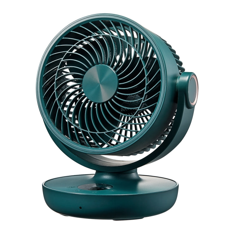 WT-F44 Adjustable Desktop LED Smart Digital Display Air Circulation Electric Fan, 3 Speed Control (Green) - Electric Fans by PMC Jewellery | Online Shopping South Africa | PMC Jewellery | Buy Now Pay Later Mobicred