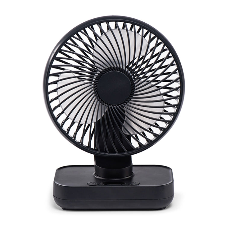 D606Y Portable Desktop Oscillating Small Fan (Black) - Electric Fans by PMC TechLife | Online Shopping South Africa | PMC TechLife