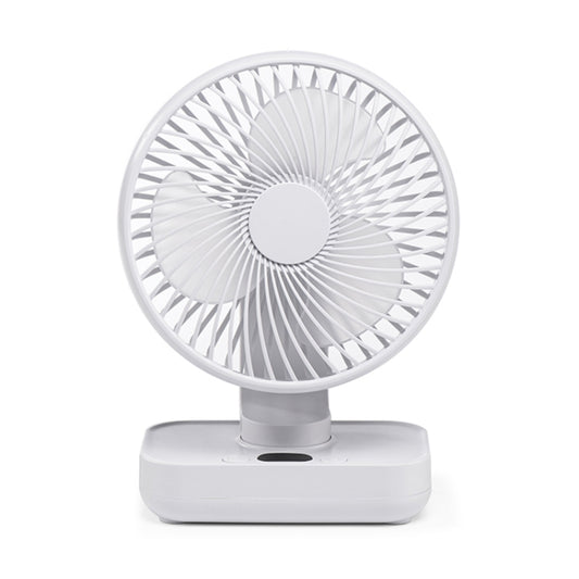 D606Y Portable Desktop Oscillating Small Fan (White) - Electric Fans by PMC Jewellery | Online Shopping South Africa | PMC Jewellery | Buy Now Pay Later Mobicred