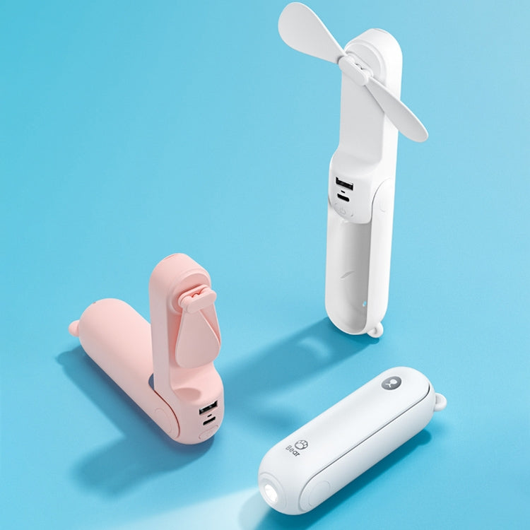 Xiaomi Youpin JISULIFE F8 Multifunctional Mini Fan Handheld Folding Fan(White) - Electric Fans by Xiaomi | Online Shopping South Africa | PMC Jewellery | Buy Now Pay Later Mobicred