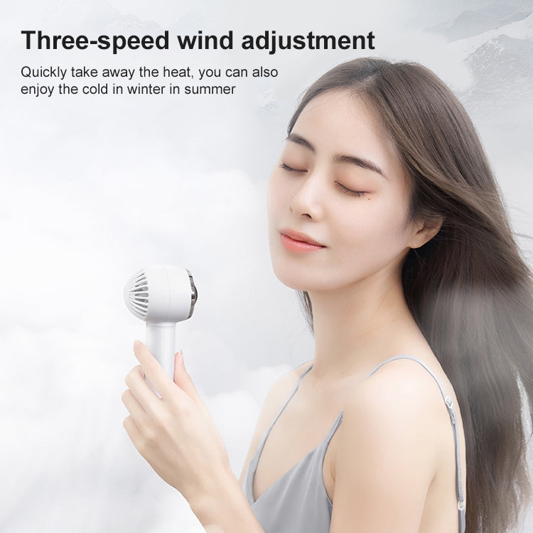 F23 Handheld Rurbo Mini Electric Fan (Black) - Electric Fans by PMC Jewellery | Online Shopping South Africa | PMC Jewellery | Buy Now Pay Later Mobicred