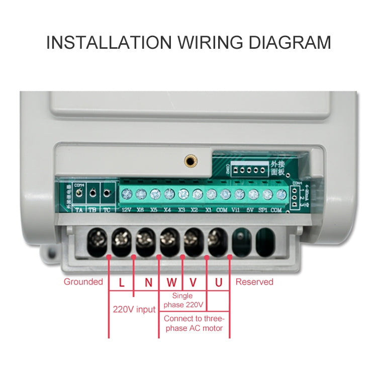 AT1-0750X 0.75KW 220V Single-phase Input Three-phase Output Inverter - Relays by PMC Jewellery | Online Shopping South Africa | PMC Jewellery | Buy Now Pay Later Mobicred