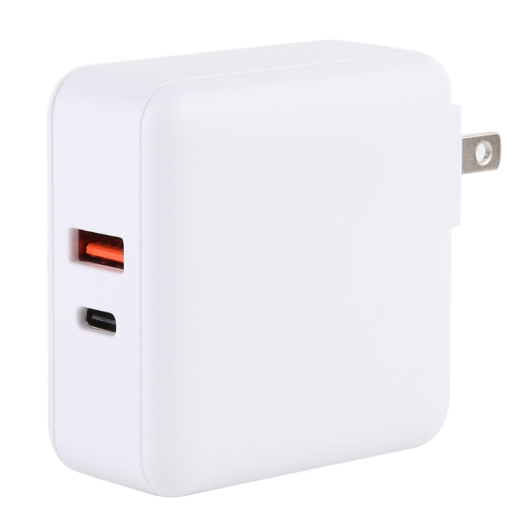 PD65W-A6 PD 65W 90 Degrees Foldable Pin Portable Multi-function USB Quick Charger, US Plug(White) - USB Charger by PMC Jewellery | Online Shopping South Africa | PMC Jewellery | Buy Now Pay Later Mobicred