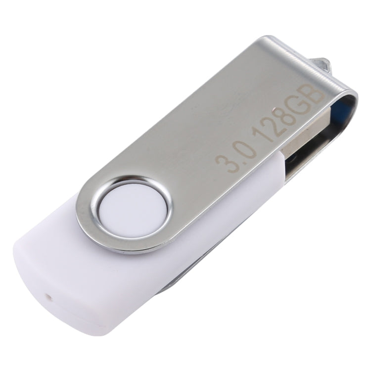 128GB Twister USB 3.0 Flash Disk USB Flash Drive (White) - USB Flash Drives by PMC Jewellery | Online Shopping South Africa | PMC Jewellery | Buy Now Pay Later Mobicred