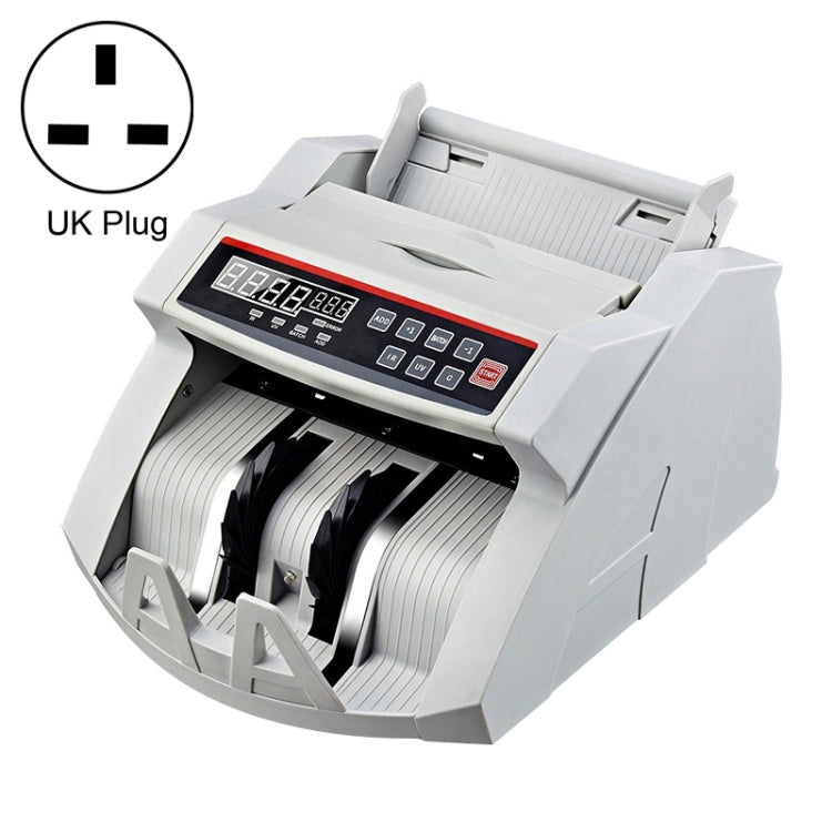 2108UV/IR 220V Multi-Currency Currency Counter, Specification: UK Plug - Currency Counter by PMC TechLife | Online Shopping South Africa | PMC TechLife | Buy Now Pay Later Mobicred