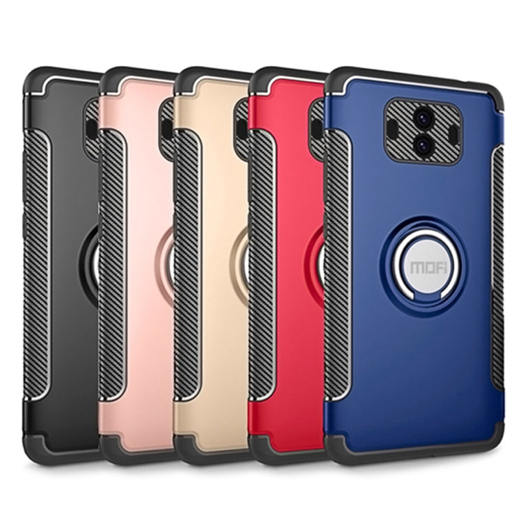 MOFI for  Mysterious Series Huawei Mate 10 Shockproof Protective Back Cover Case with Magnetic Rotatable Ring Holder (Red) - Huawei Cases by MOFI | Online Shopping South Africa | PMC Jewellery