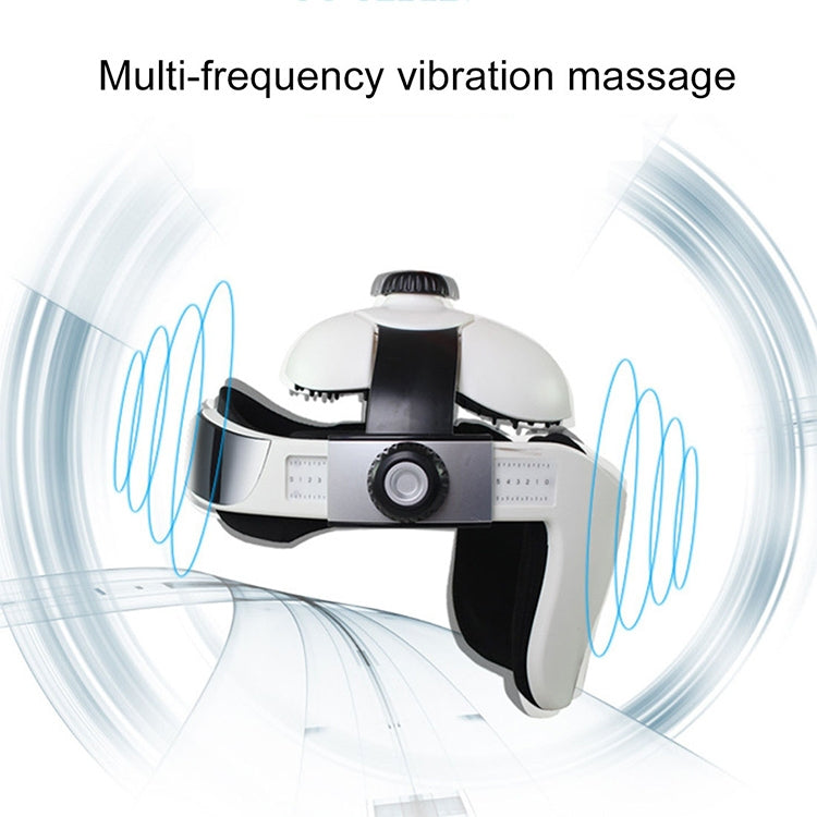 Electronic Air Pressure Head Massager, Relaxed Music Helmet Massager, US Plug - free shipping - PMC TechLife - Order now!