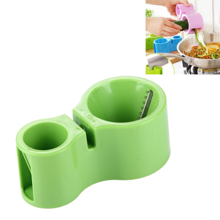 Multifunctional Spiral Double-Headed Grater With Sharpener Kitchen Gadgets(Green) - Cutter & Peeler by PMC TechLife | Online Shopping South Africa | PMC TechLife | Buy Now Pay Later Mobicred