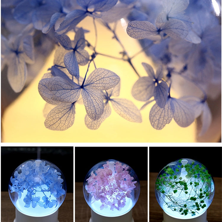 ML-824 100ML Gypsophila Flowers Aromatherapy Diffuser Air Humidifier with Colorful LED Light for Office / Home(Blue) - Air Purifiers & Accessories by PMC Jewellery | Online Shopping South Africa | PMC Jewellery | Buy Now Pay Later Mobicred