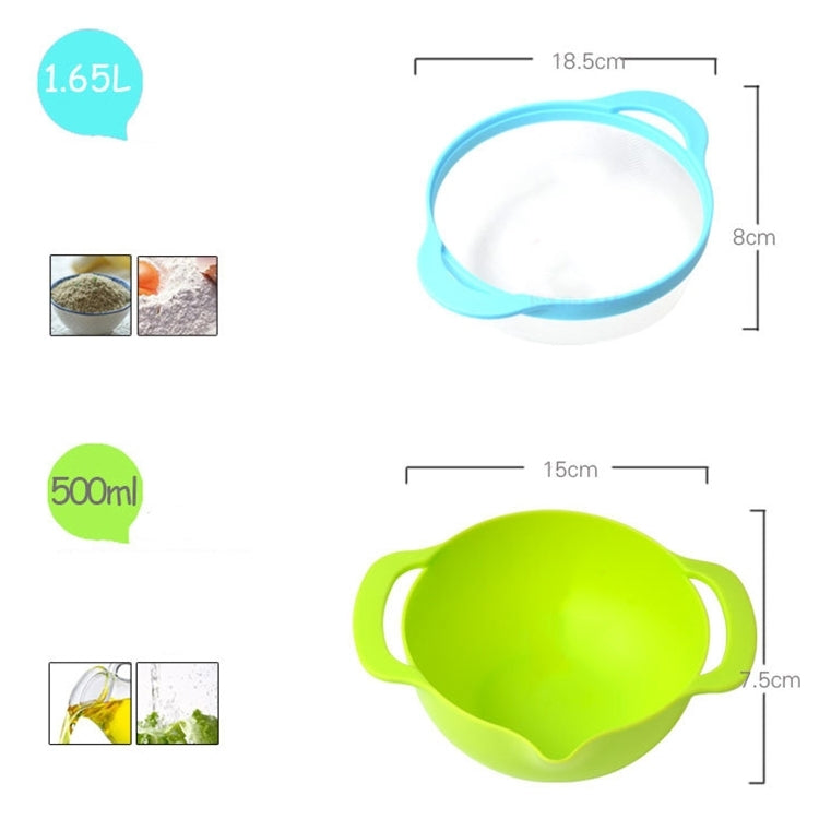 8 Pieces Set Creative Rainbow Salad Bowl Measuring Cup Measuring Spoon Kitchen Tools - Gadgets by PMC Jewellery | Online Shopping South Africa | PMC Jewellery | Buy Now Pay Later Mobicred