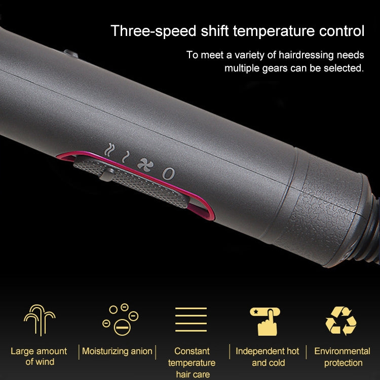 High-power Anionic Cold Hot Air Constant Temperature Hair Dryer, EU Plug(Red + Grey) - Hair Dryers & Accessories by PMC TechLife | Online Shopping South Africa | PMC TechLife | Buy Now Pay Later Mobicred