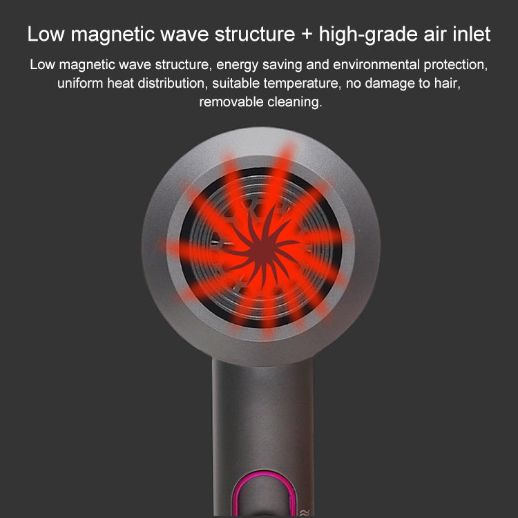 High-power Anionic Cold Hot Air Constant Temperature Hair Dryer, EU Plug(Red + Grey) - Hair Dryers & Accessories by PMC TechLife | Online Shopping South Africa | PMC TechLife | Buy Now Pay Later Mobicred
