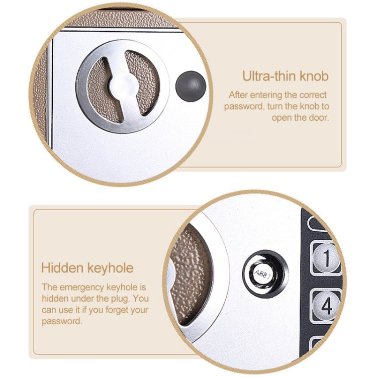 17E Home Mini Electronic Security Lock Box Wall Cabinet Safety Box with Coin-operated Function(Obsidian Black) - free shipping - PMc TechLife - Order now!